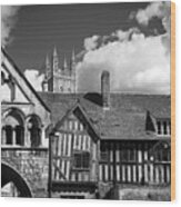 St Marys Gate, Gloucester, Uk Wood Print