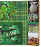 St. Patrick's Day Celebration Wood Print