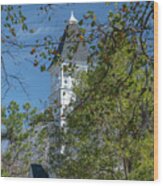 Steeple View - Summerville Presbyterian Church Wood Print