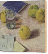Still Life With Fruit  Akg1947933 Wood Print