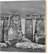 Stonehenge - Salisbury, England, Uk - 2010 3/10 Panoramic Wood Print