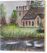 Stonehouse Church In Gloucestershire Wood Print