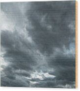 Stormy Sky Wood Print