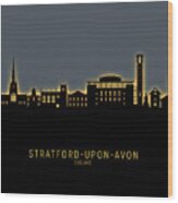 Stratford-upon-avon England Skyline #40 Wood Print