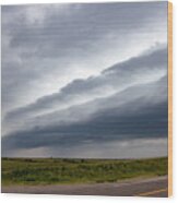 Stunning Nebraska Storm Structure 003 Wood Print