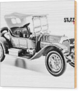 Stutz Type 4e Roadster 1914 Wood Print