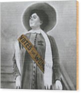 Suffragette Wood Print
