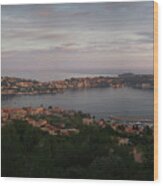 Sunset At Cap-ferrat On The French Riviera Wood Print
