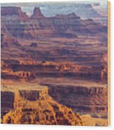 Sunset At Dead Horse Point Wood Print