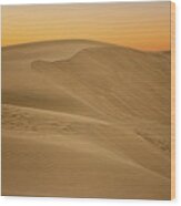 Surreal Sand Dunes Wood Print