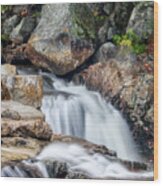 Swift River Cascade 4539 Wood Print