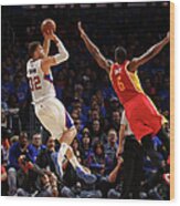 Terrence Jones And Blake Griffin Wood Print