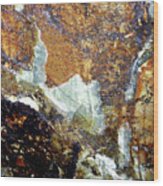 Triassic Basin Rock Wood Print