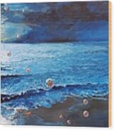 The Ascension Of The Sea Stars Wood Print