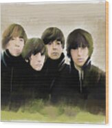 The Beatles Eye Of The Storm Wood Print