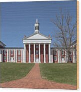 The Colonnade - Washington And Lee University Wood Print