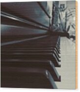 The Endless Piano Wood Print