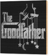 The Goodfather Retro Wood Print
