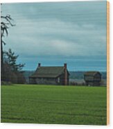 Ebey's Landing, A Storied History, Whidbey Is, Washington Wood Print