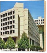The J Edgar Hoover Building 1984 Wood Print