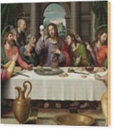 The Last Supper Jesus Passion Of Christ Eucharist Holy Mass Wood Print