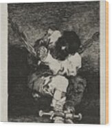 The Little Prisoner Date Unknown Francisco De Goya Wood Print