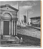 The Mausoleums At Mount Moriah Wood Print