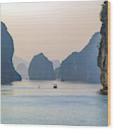 The Mystery Of Halong Bay, Vietnam Wood Print