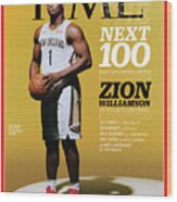 The Next 100 Most Influential People - Zion Williamson Wood Print