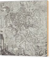The Nolli Map Wood Print