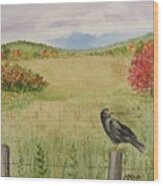 The Old Crow Wood Print