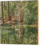 The Old Mill At Berry College Wood Print