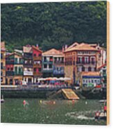 The Old Town Of Pasai Donibane Wood Print