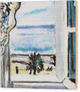 The Open Window By Henri Matisse 1918 Wood Print