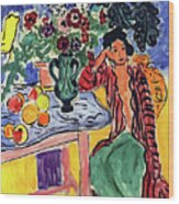The Persian Robe By Henri Matisse 1940 Wood Print