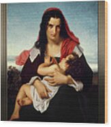 The Scarlet Letter By Hugues Merle Wood Print