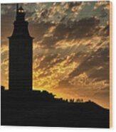 The Tower Of Hercules Wood Print