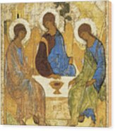 The Trinity Icon Wood Print