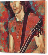 The Who Pete Townsend Art Eminence Front Wood Print