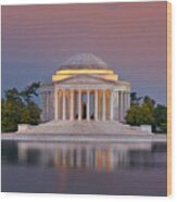 Thomas Jefferson Memorial Wood Print