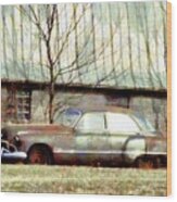 Those Were The Days - 49 Buick Roadmaster Wood Print