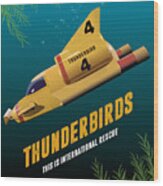 Thunderbirds Tv Series Poster Wood Print