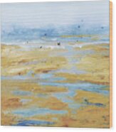 Tidal Pools Wood Print