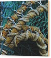Tied Knots Composition Wood Print