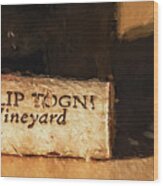 Togni Wine 11 Wood Print