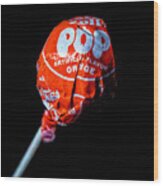 Tootsie Roll Pop 4 Wood Print