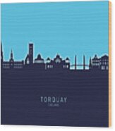 Torquay England Skyline #52 Wood Print