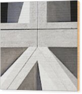 Transamerica Pyramid In San Francisco Abstract Geometry Details R737 Sq2 Wood Print