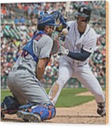 Travis D'arnaud Wood Print