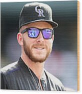 Trevor Story Wood Print